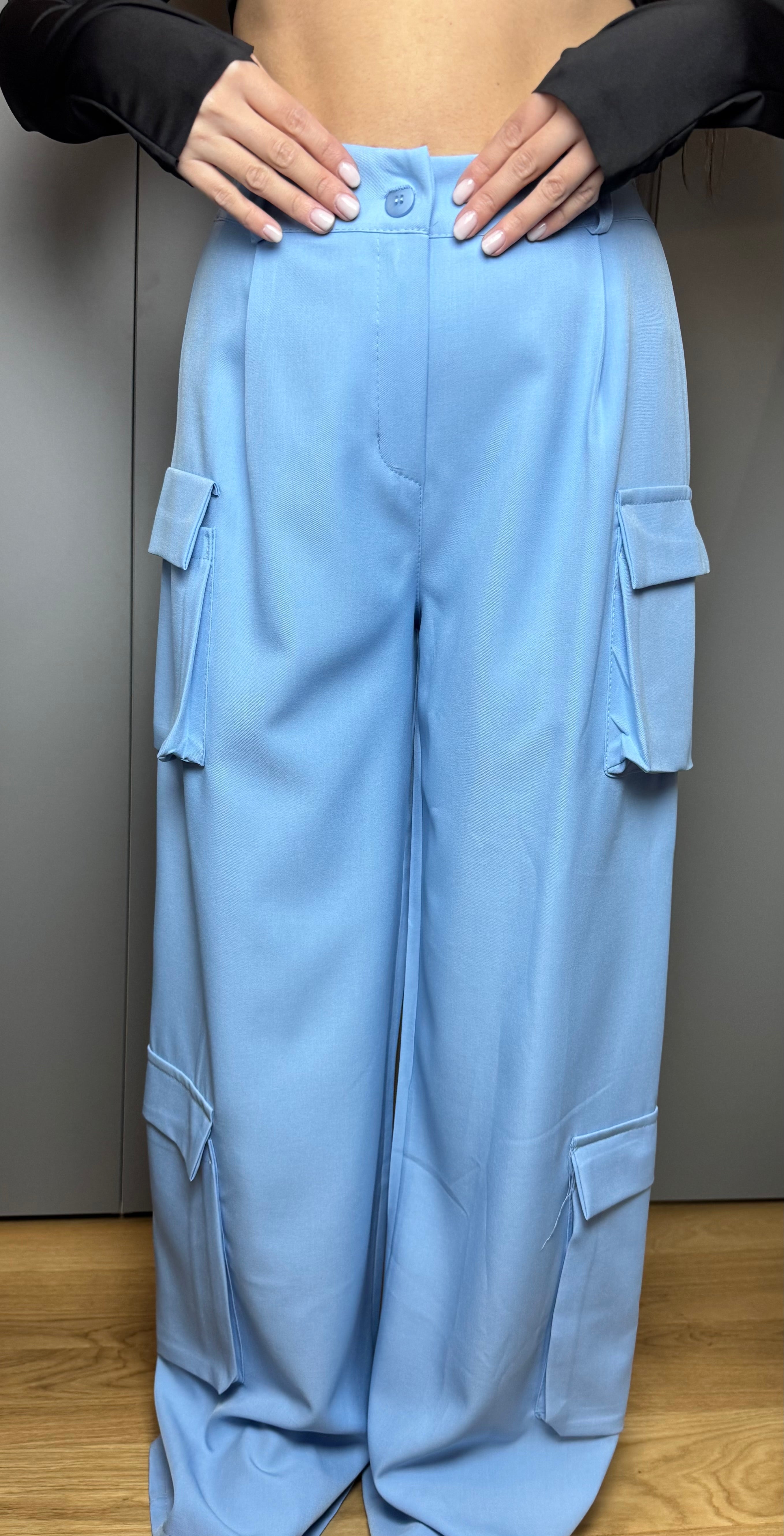 Pantalone Cargo Color