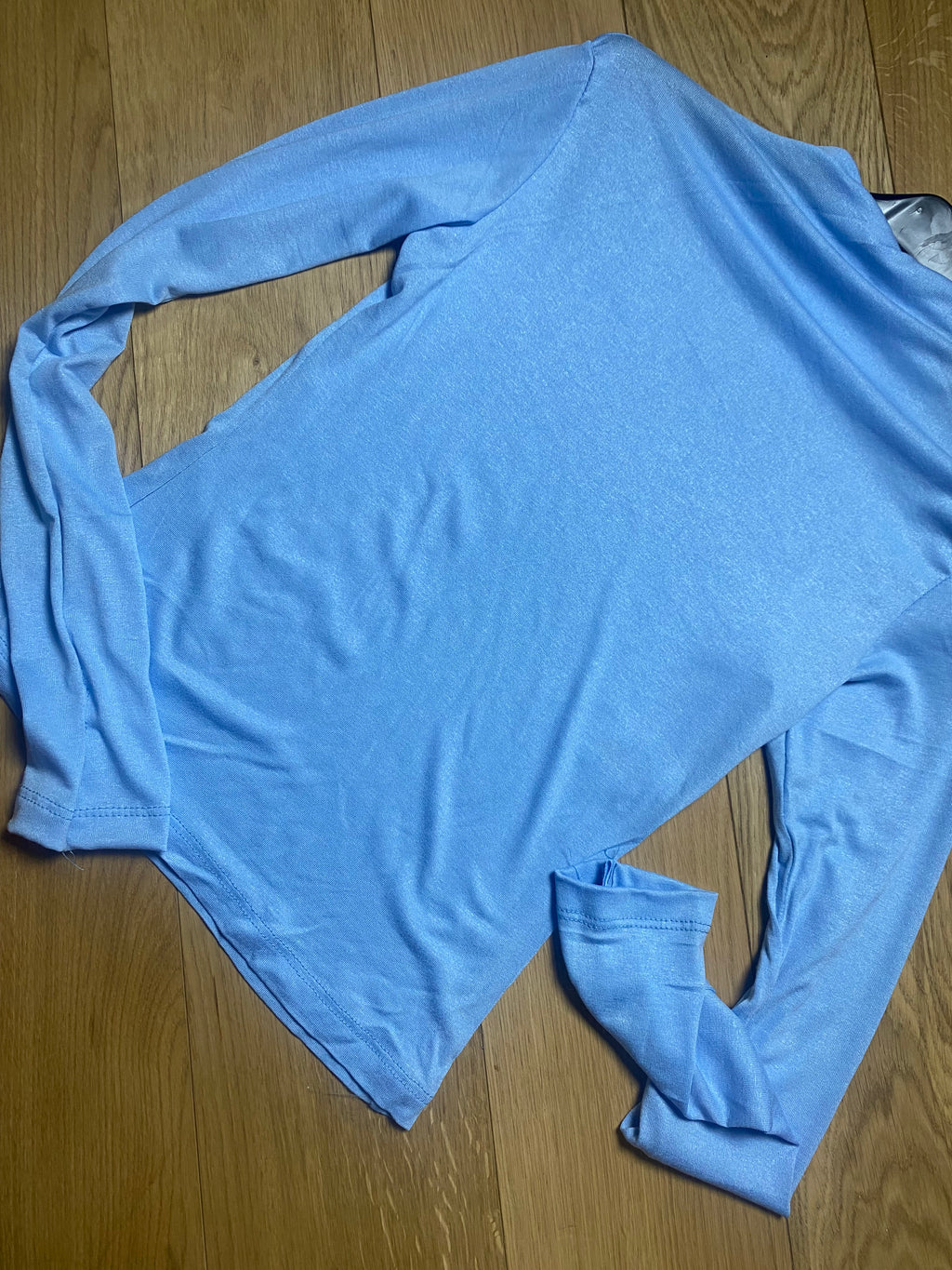 Maglia semi trasparente mezzo collo