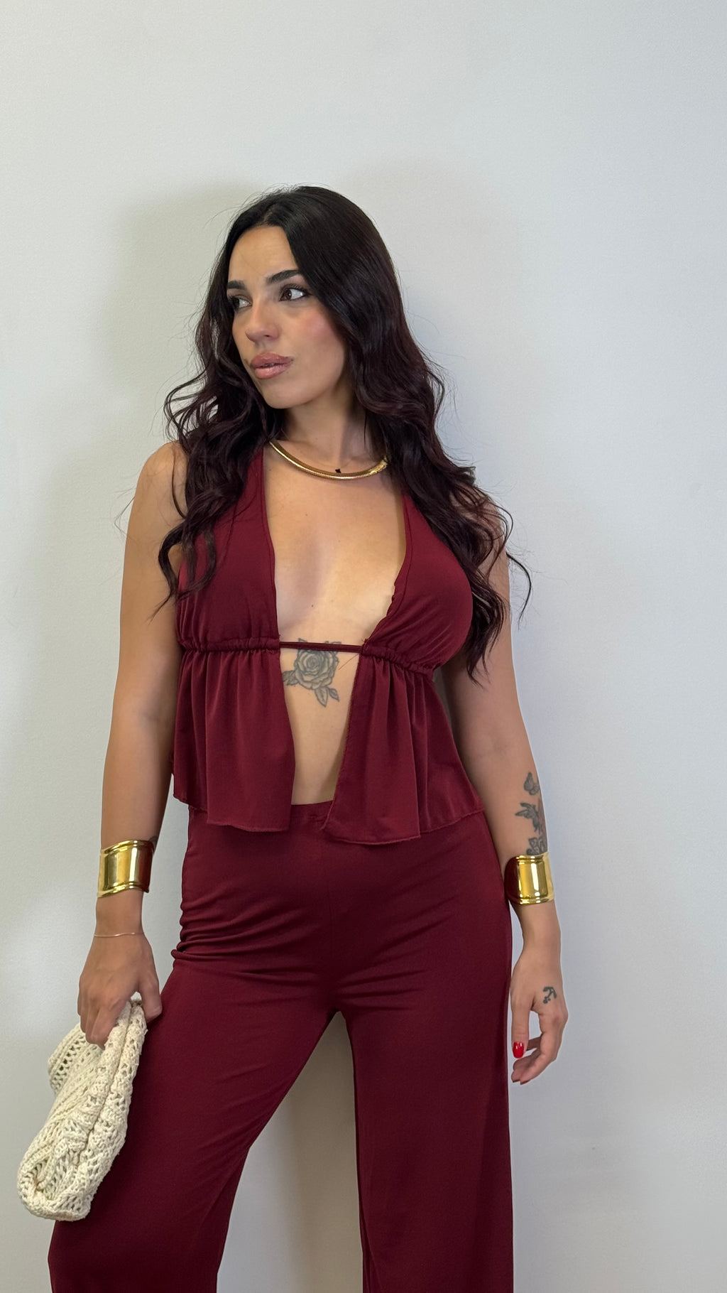 CORDSET ALYSIA WINE