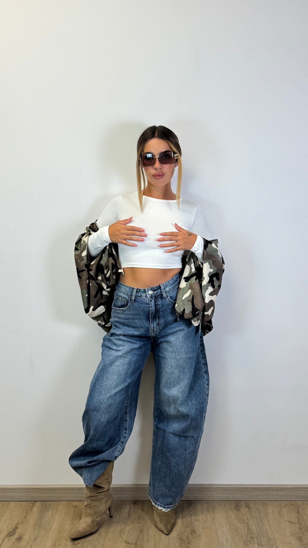 MAGLIA LYCRA CROP