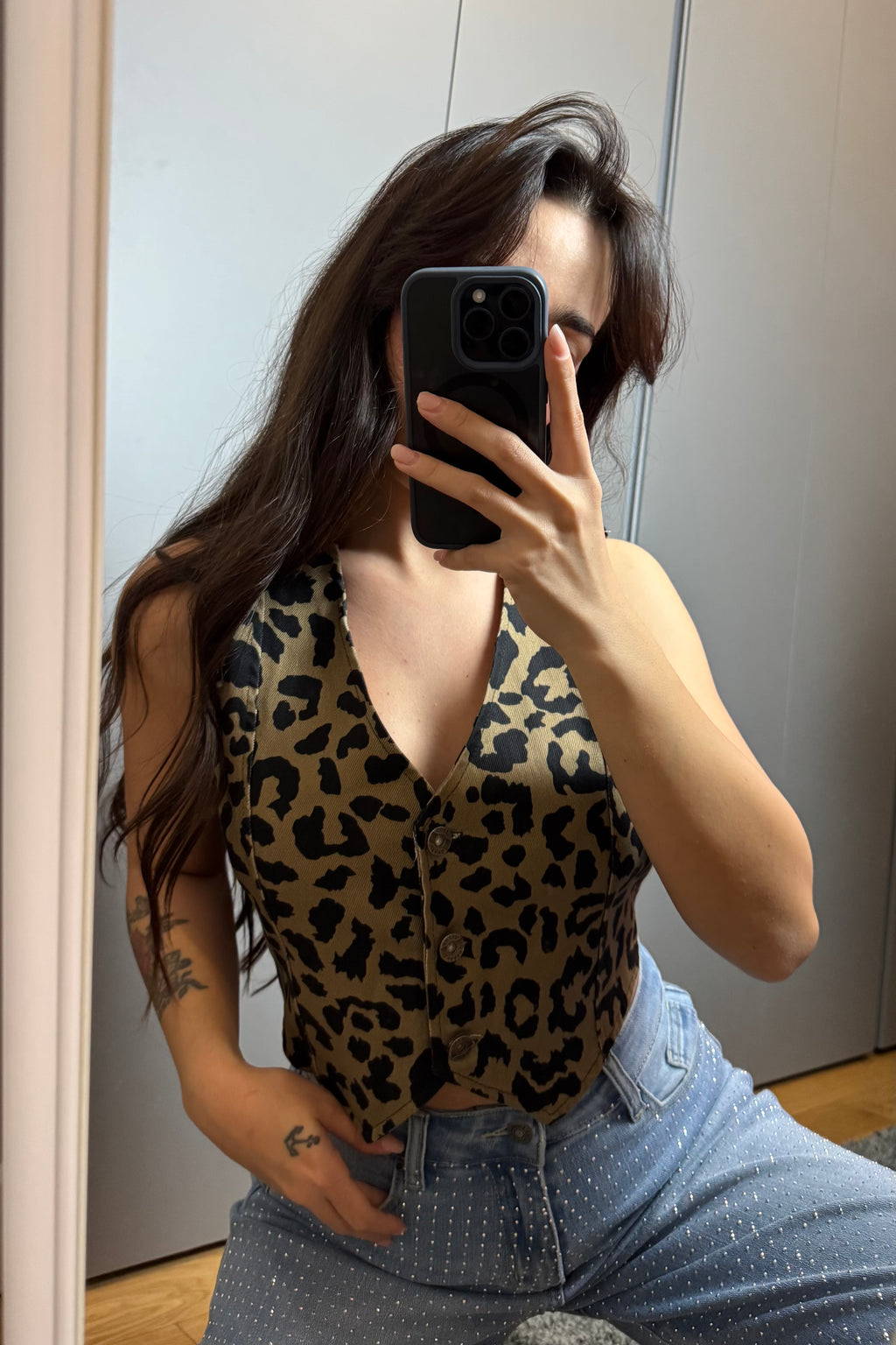 Gilet Leopard