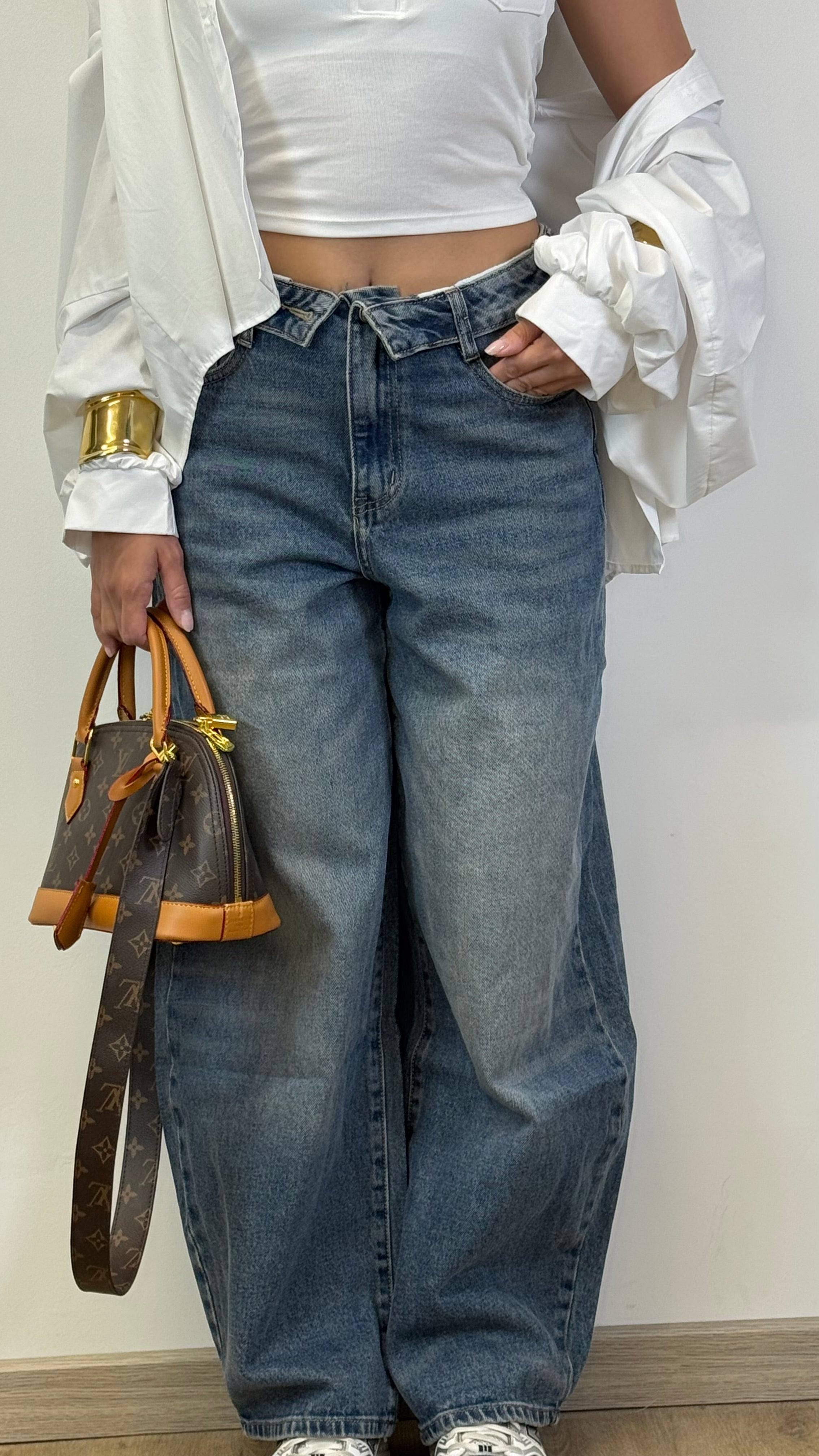JEANS RISVOLTO