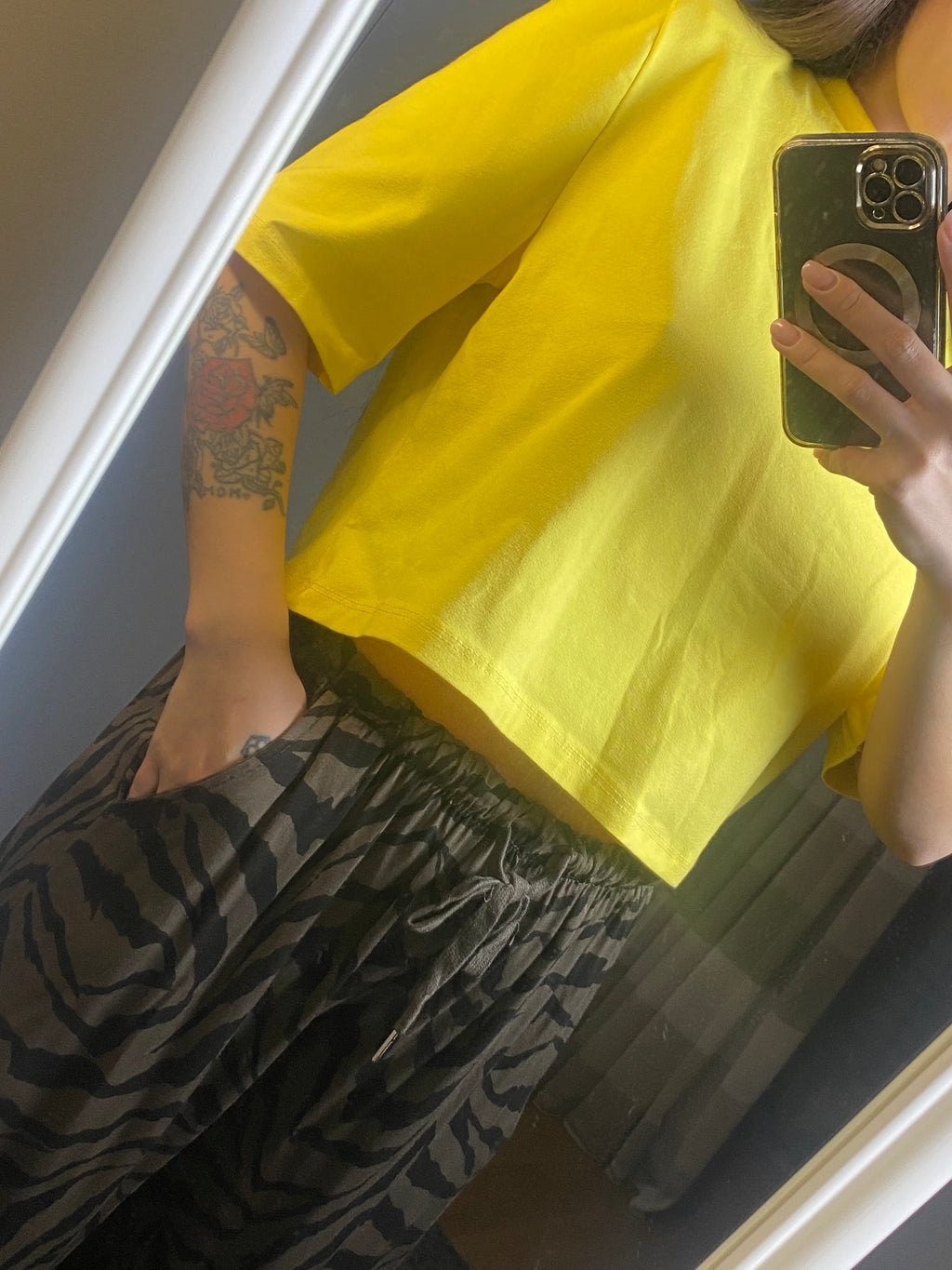 Maglia crop