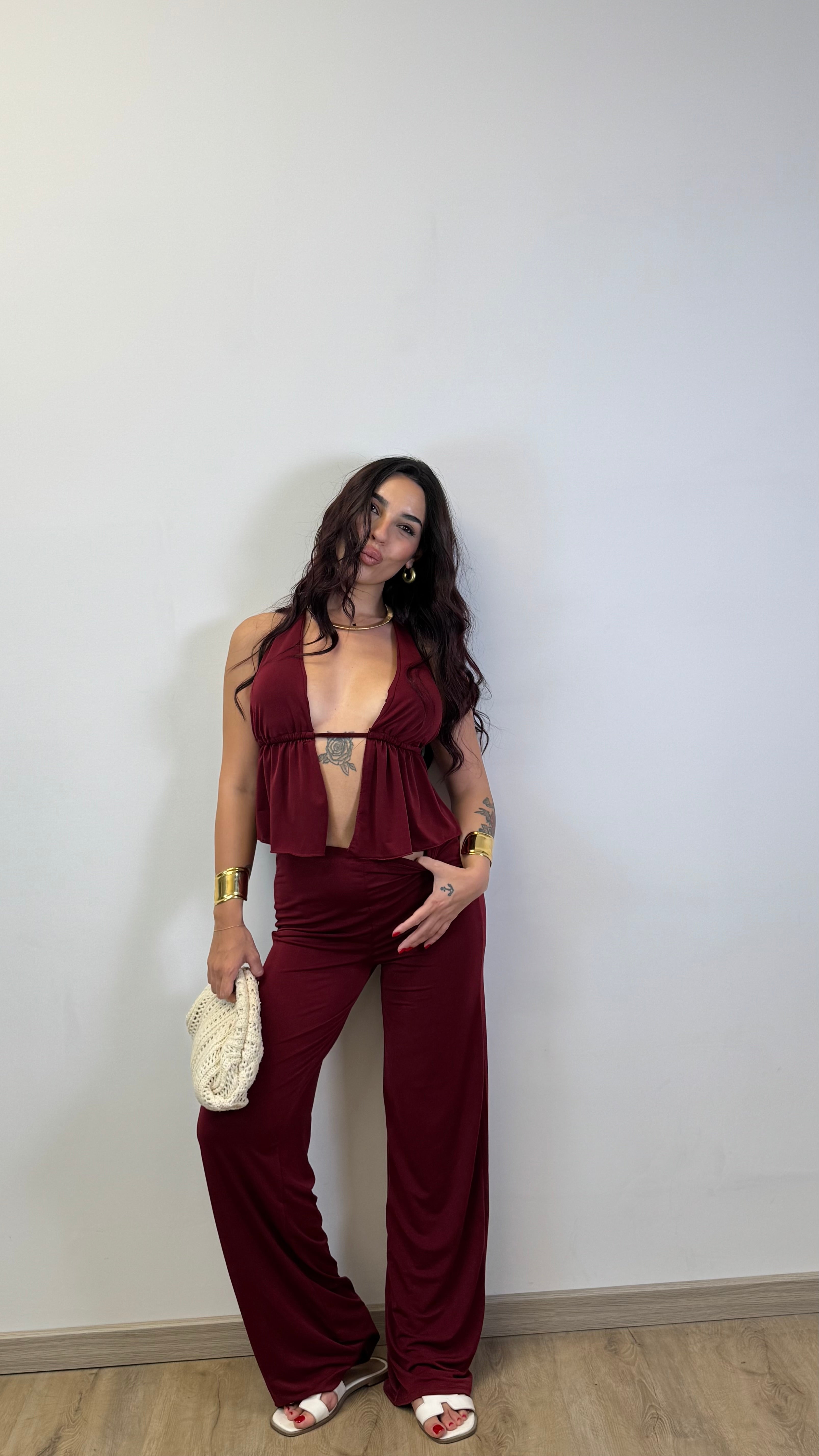 CORDSET ALYSIA WINE