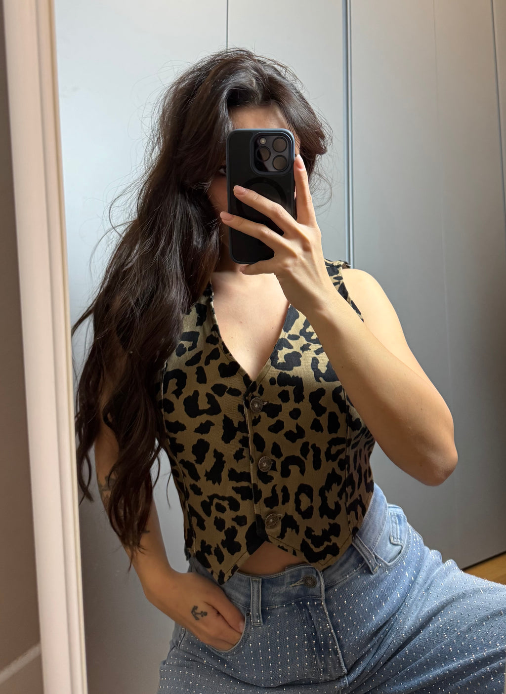 Gilet Leopard