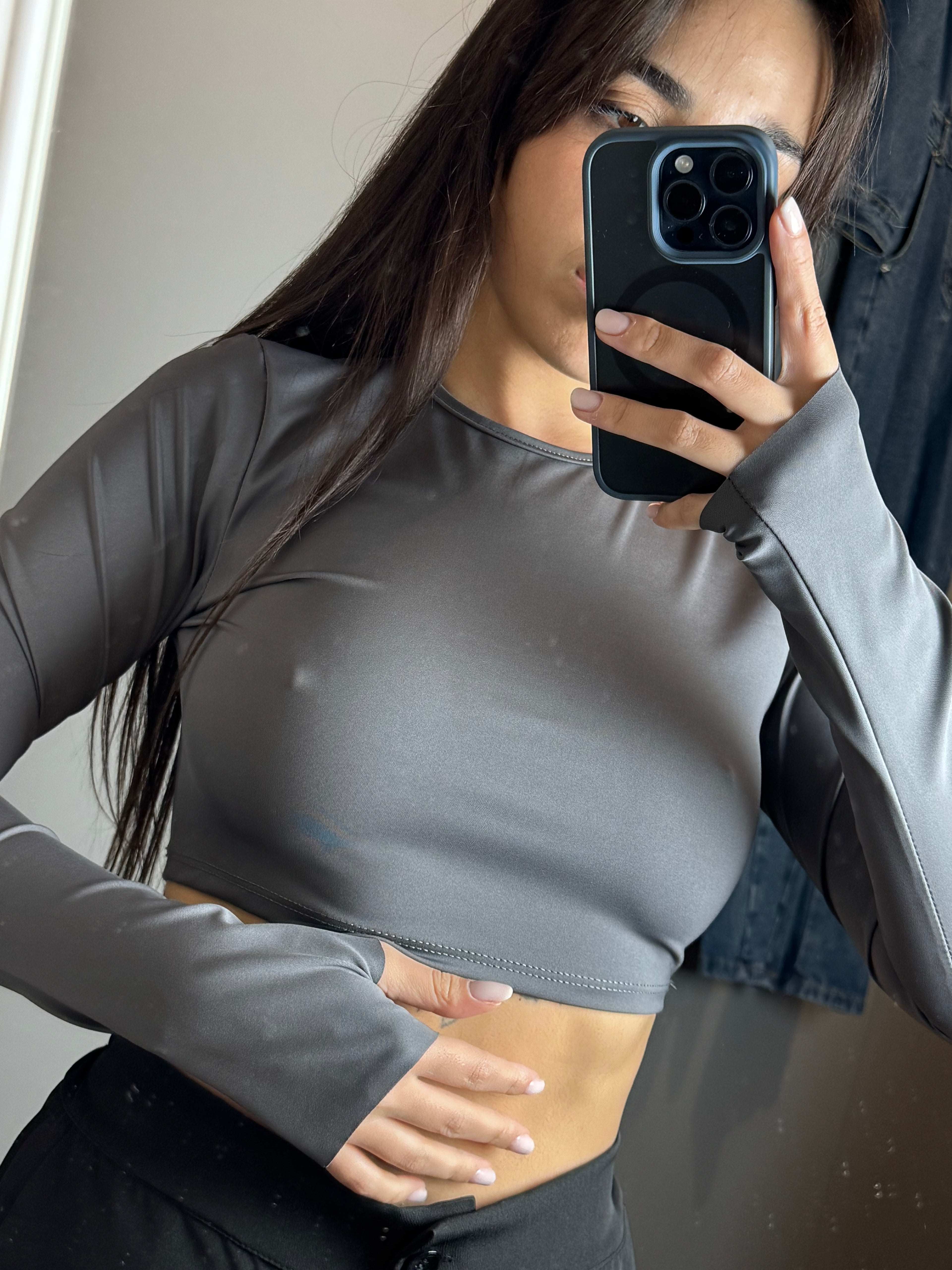 Maglia Basic Crop