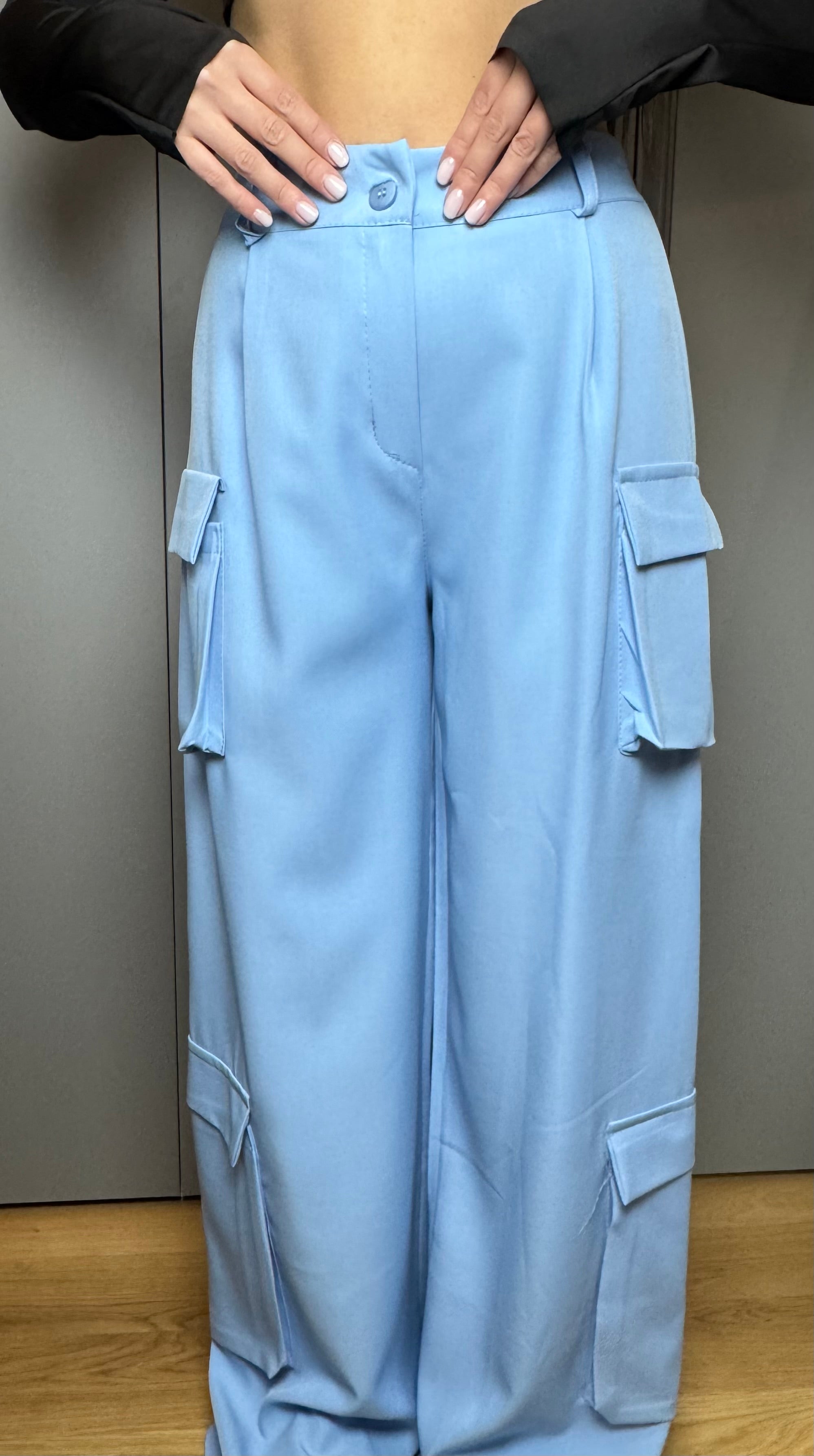 Pantalone Cargo Color