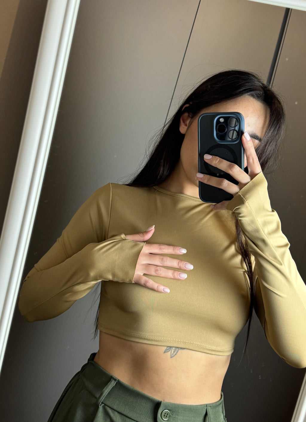 Maglia Basic Crop