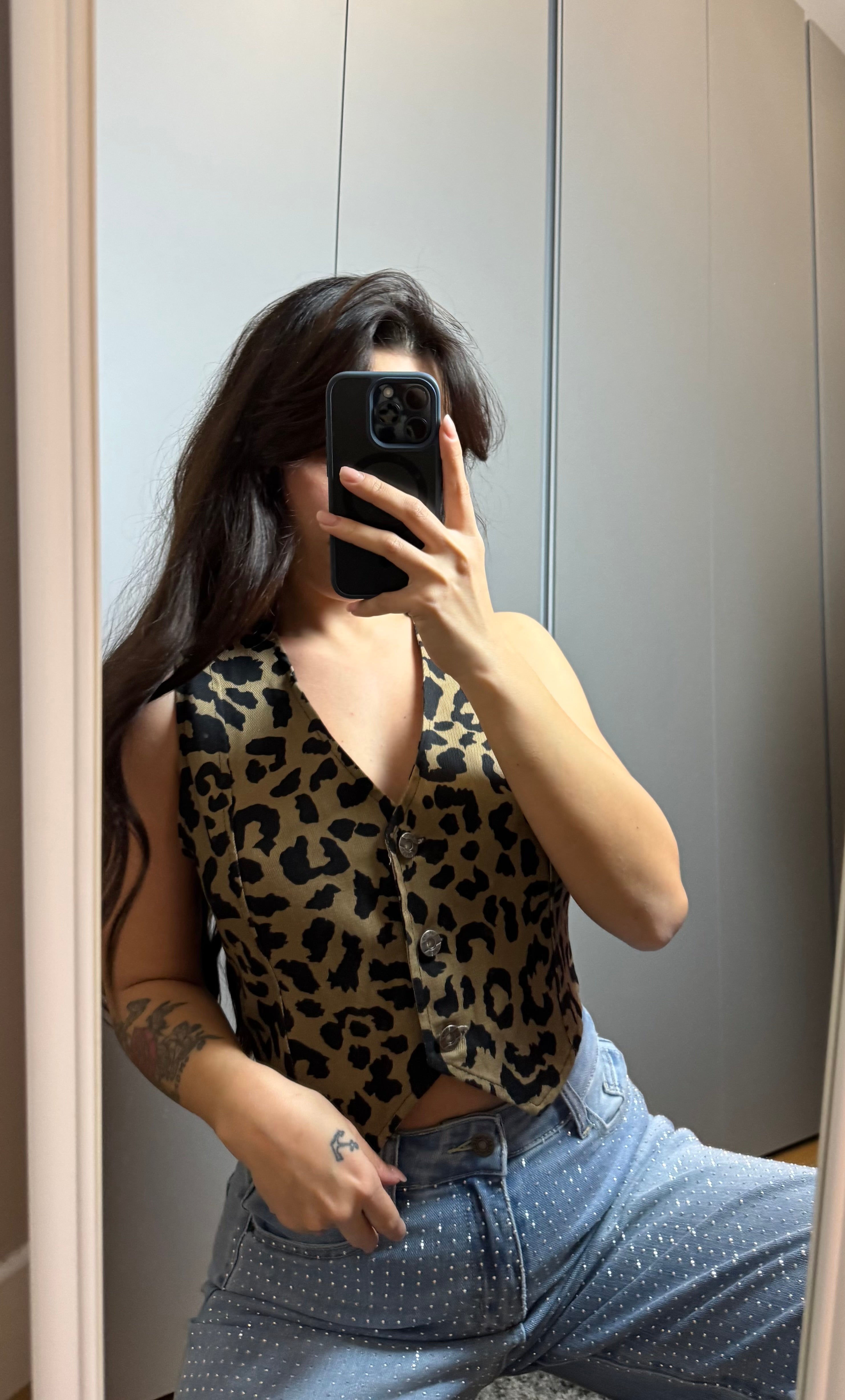 Gilet Leopard