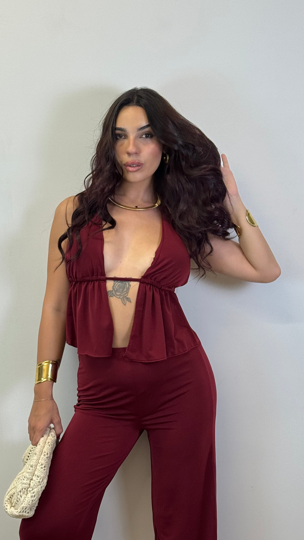 CORDSET ALYSIA WINE
