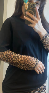 Maglia maniche Leopard