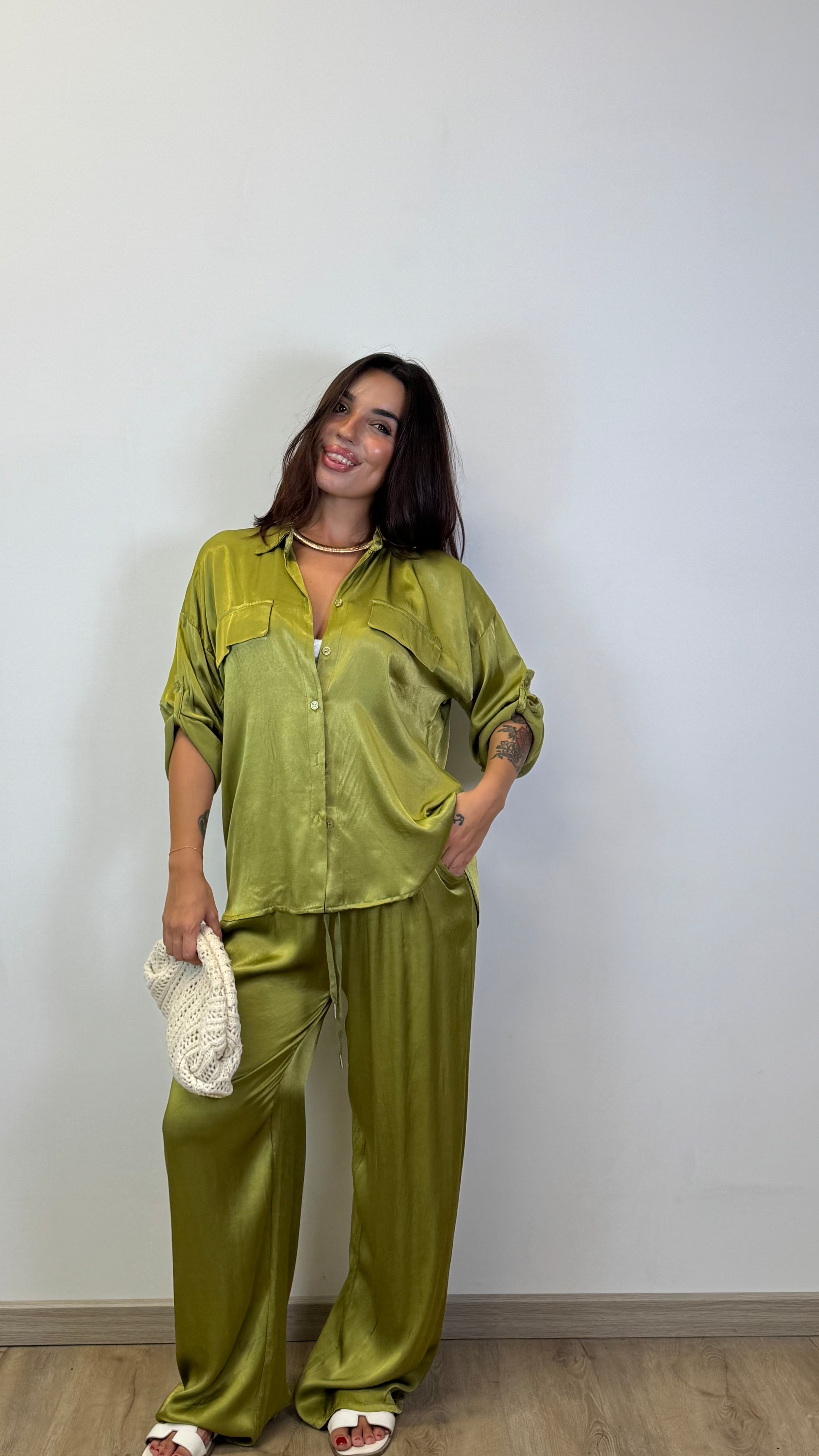CAMICIA SATIN