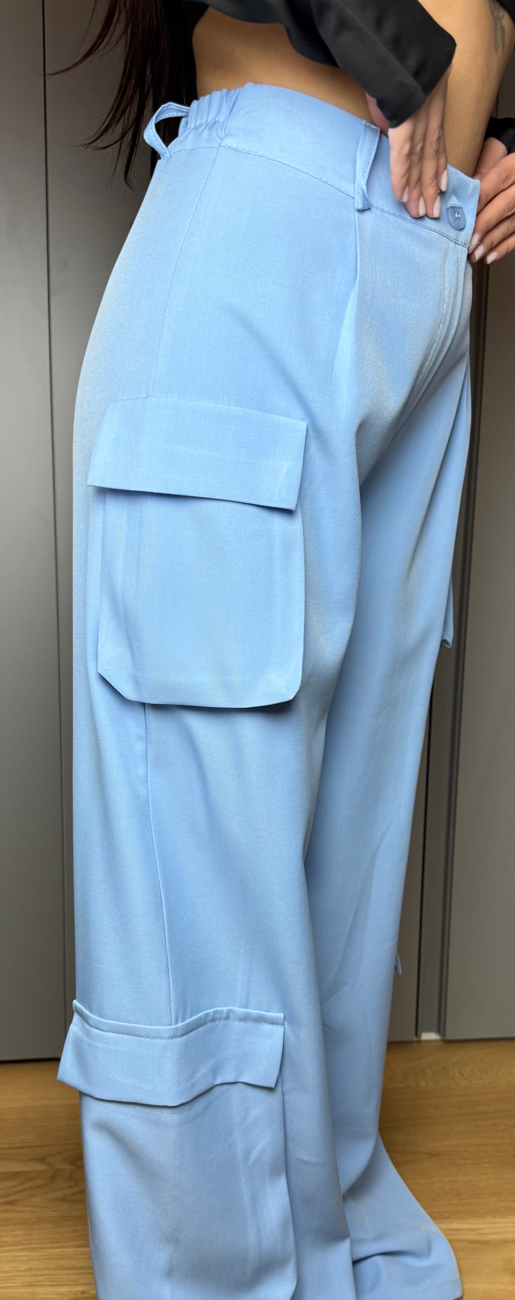 Pantalone Cargo Color