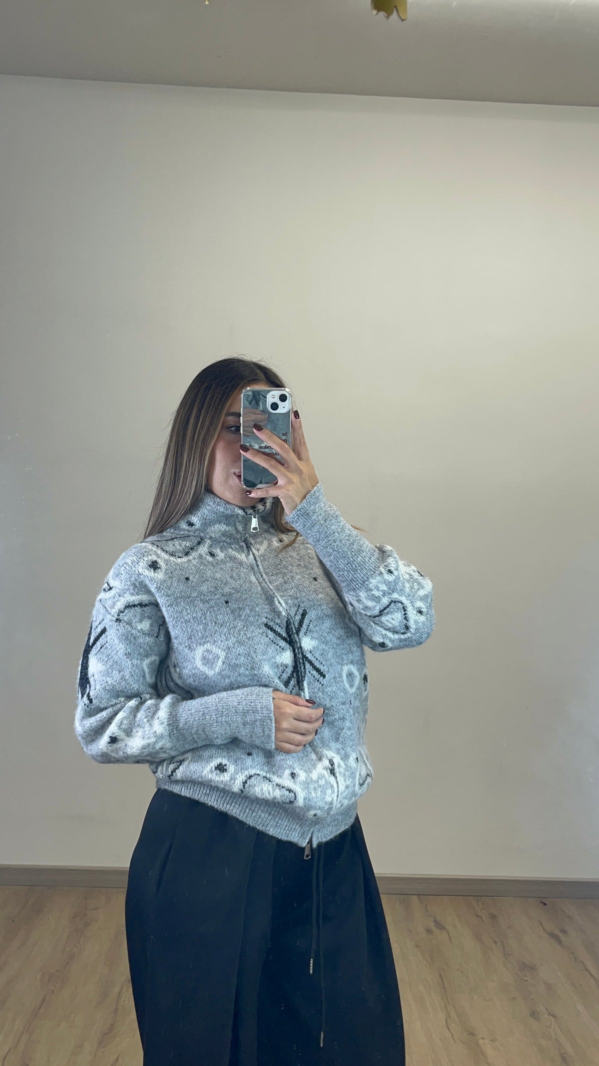 CARDIGAN BANDANA ÉCRU